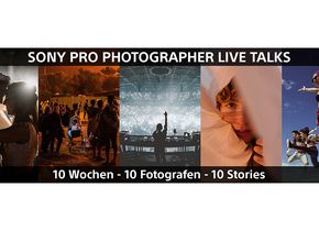 Praxiswissen direkt vom Profi gibt es bei den Sony Pro Photographer Live Talks.