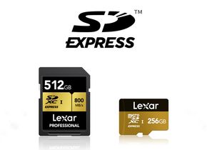 Die SD-Express-Karten von Lexar sollen 2022 auf den Markt kommen.