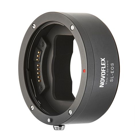 Novoflex Leica SL Adapter: Frontseite mit elektronischen Objektivkontakten