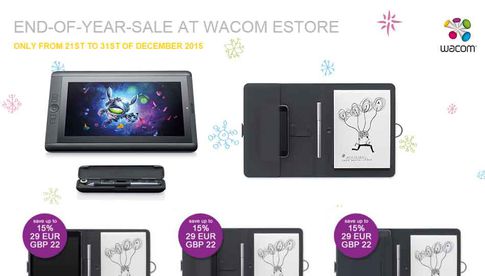 Wacom "End of Year Sale"