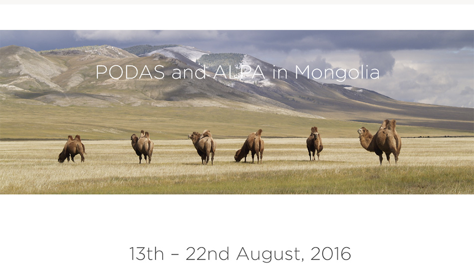 PODAS/Alpa-Workshop in der Mongolei vom 13. bis 22. August 2016 
