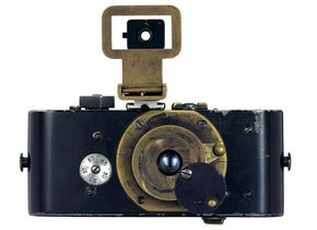 Mit ihr fing alles an: Die von Oskar Barnack entwickelte „Ur-Leica“, die erstmals die später als „Kleinbildfilm“-Format bekannte Filmgröße für die Fotografie nutzte.