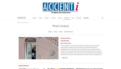 Fotowettbewerb von „Accenti“