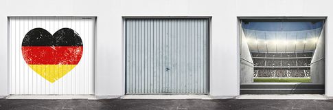 Fotoschmuck für Garagen und andere Türen und Tore