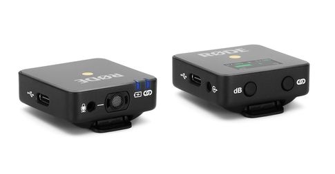 Mini-Funksender (mit integriertem Mikro) und Empfänger für die Kamera: Røde Wireless GO