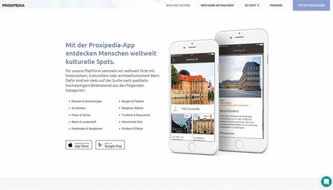 Proxipedia: Fotos und Infos zu Sehenswürdigkeiten auf dem mobilen Reiseführer
