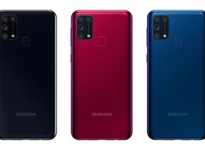 In drei Farben erhältlich: das Samsung Galaxy M31 mit Vierfachkamera