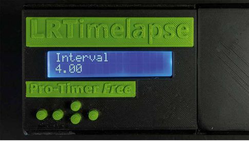 „LRTimelapse Pro-Timer Free“: Intervalle bis 0,1 Sekunden, stufenlos verstellbar, unendliche Bildfolgen und vieles mehr