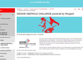 Photokina Indoor Obstacle Challenge