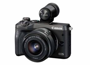 Canon EOS M6: Kompakte Systemkamera mit optional erhältlichen Aufstecksucher