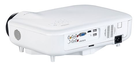 SceneLights LB-9500 von Pearl: Verbindungen zum Abspielgerät per HDMI oder mit analogen Videoanschlüssen
