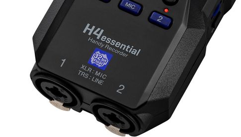 Das Modell H4essential ist mit zwei XLR-Eingängen für den Anschluss professioneller Mikrofone ausgerüstet.