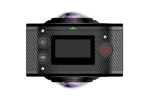 „GoXtreme Full Dome 360°“: Doppelkamerasystem für sphärische 360-Grad-Aufnahmen