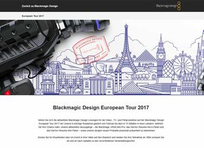 Blackmagic Design ist 2017 wieder auf großer Roadshow unterwegs - auch im deutschsprachigen Raum.
