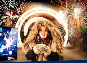 Das Erweiterungspaket „Feuerwerk“ enthält alles, was für eine gelungene Neujahrspräsentation nötig ist