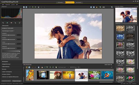 Corel PaintShop Pro X9: Einfache, aber effektive Bearbeitung von Bildern