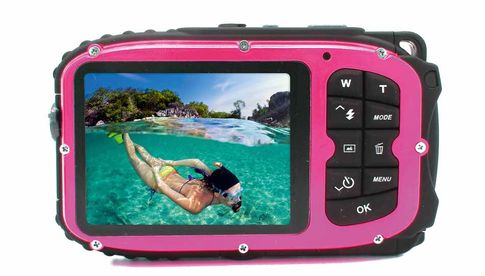 Aquapix W1627 Ocean: Bedienkomfort durch LCD mit 6,8 Zentimetern Bilddiagonale