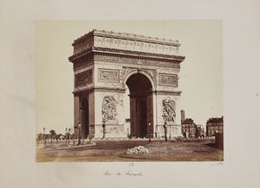 Bild: Édouard Baldus, Arc de Triomphe, zwischen 1851 und 1870