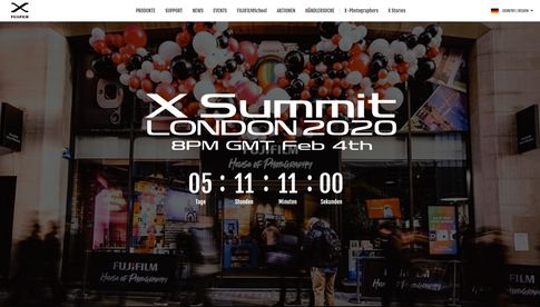„Fujifilm X Summit“ am 4. Februar 2020