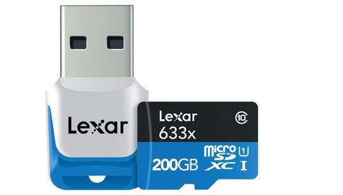 microSDXC mit 200 Gigabyte