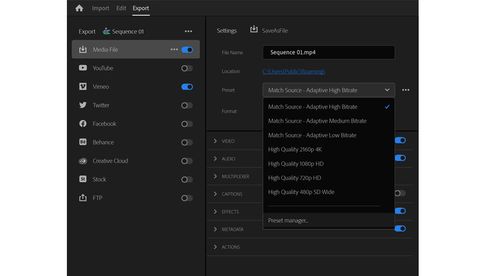Auch die Ausgabe über Vorlagen hat Adobe überarbeitet und in einer neuen Benutzeroberfläche zusammengefasst.