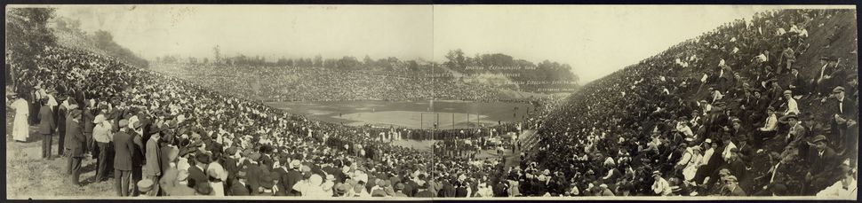 Brookside Stadion in Cleveland/USA um 1914