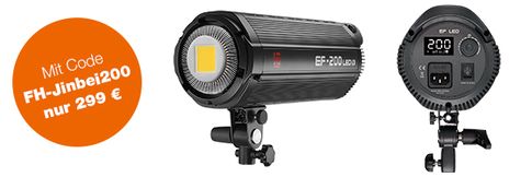 Dauerlicht Jinbei EF-200 LED V für nur 299 Euro