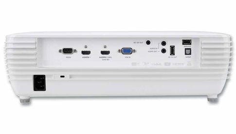 Acer V6815: Anschlussvielfalt für die Verbindung mit PC, Blu-Ray-Player und vielem mehr