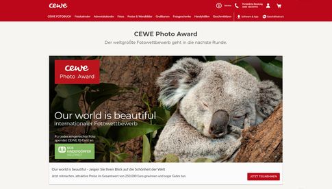 Wettbewerb der Superlative: der Cewe Photo Award