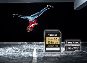Toshiba „Exceria Pro“: SD- und microSD-Karten für hochauflösende Serienbilder