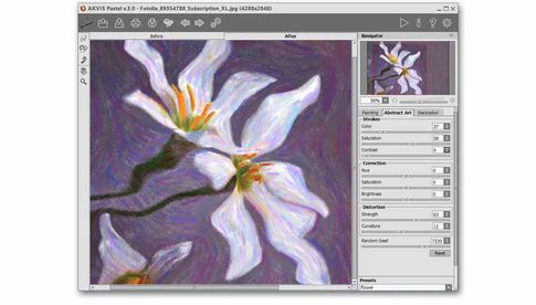 Akvis „Pastel 3.0“: Funktion „Abstract Art“ für umfassende Wandlungen der Fotos