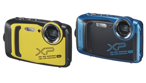 Die Fujifilm FinePix XP140 wird in zwei Farben zur Wahl stehen.