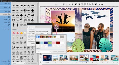 AquaSoft YouDesign Photo Book 6 unterstützt den Anwender bei der Gestaltung ganz individueller Fotobücher