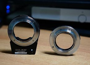 Techart Pro Sony E auf Leica-Adapter mit AF