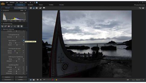 CyberLink PhotoDirector 9 öffnet auch viele Raw-Formate und kann optische Fehler wie das „Purple Fringing“ in den Fotos beheben.