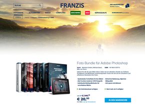 Zur Zeit 94 Prozent günstiger: das Foto-Bundle für Adobe Photoshop von Franzis
