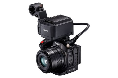 Canon XC15: Durch XLR-Erweiterungsbox jetzt auch professionelle Tonaufzeichnung