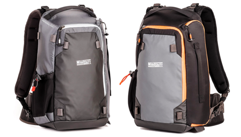Der MindShift Gear PhotoCross 13 Backpack in Carbon Grey und Orange Ember