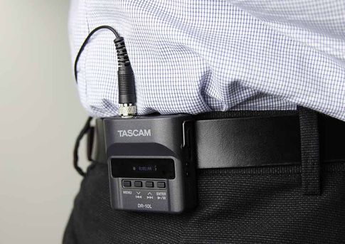 Tascam DR-10L: Audiosystem am Gürtel