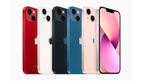 Das iPhone 13 und das iPhone 13 mini gibt es in fünf verschiedenen Farben.