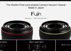 Der Sensorstaubsauger in Objektivform ist für Canon- und Nikon-Bajonette erhätlich. Per Adapter ist der Anschluss an Fujifilm-Kameras möglich.