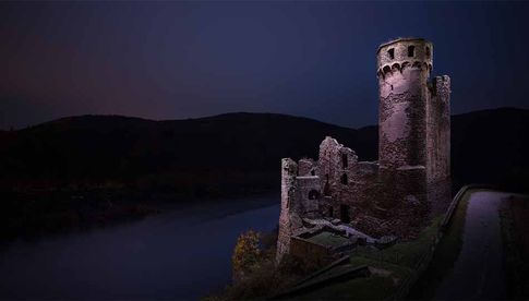 Platz 3 des Wettbewerbs von National Geographic und Olympus: „Burg Ehrenfels“ von Florian Krause