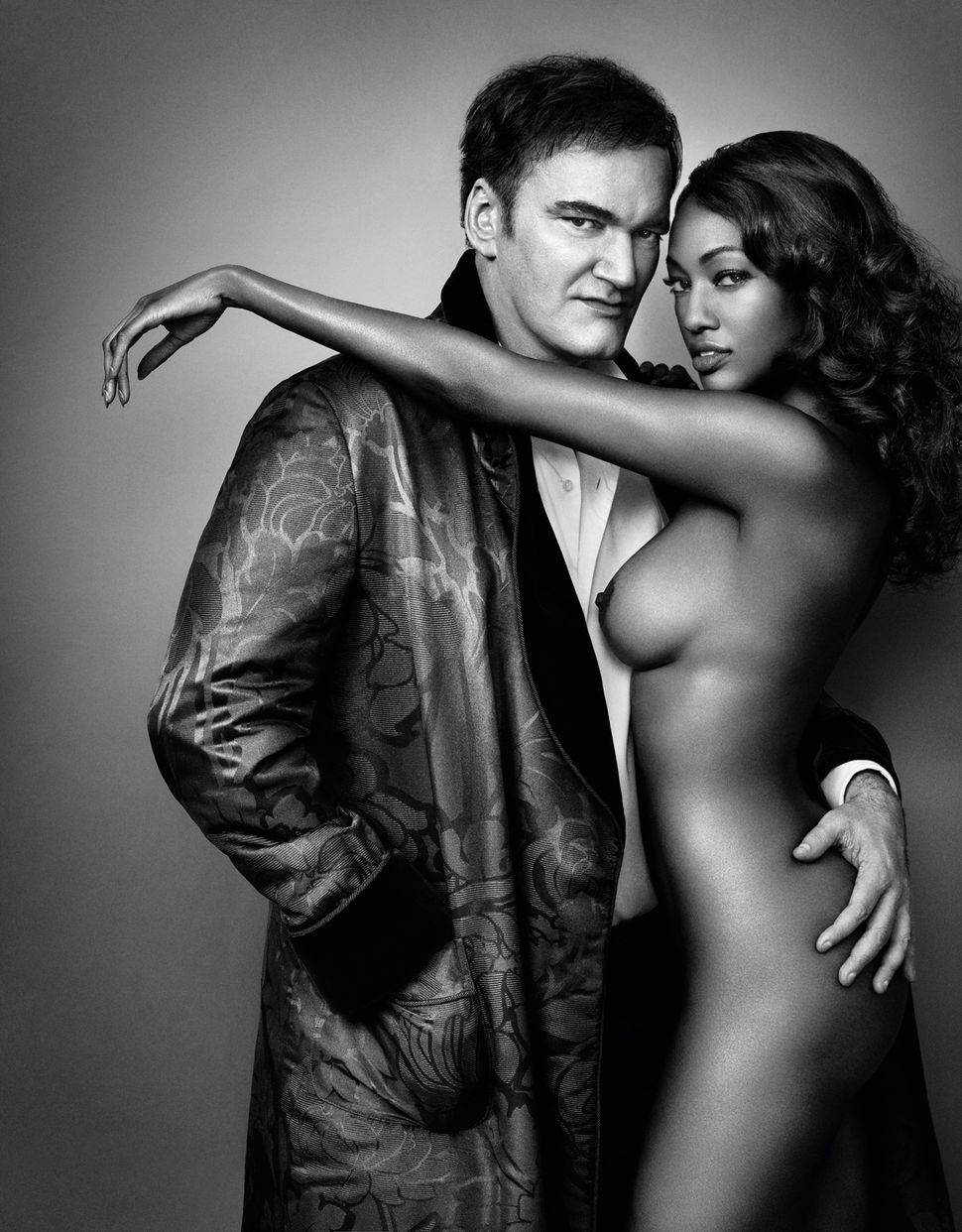 Quentin Tarantino and Nicole Galicia. © + courtesy Marc Hom