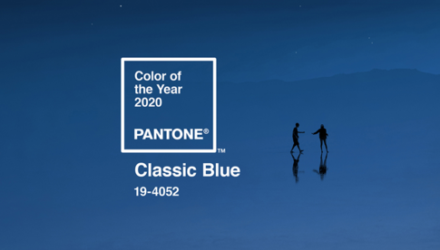 Die Pantone-Farbe des Jahres 2020: Classic Blue © ID: 265515671 | stock.adobe.com/de
