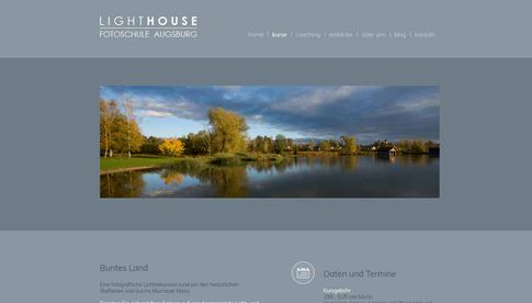 Lighthouse Fotoschule Augsburg - Programm im Herbst