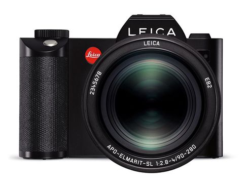 LeicaLeica SL mit APO-Vario-Elmarit-SL 1:2,8-4/90-280 mm in Frontansicht