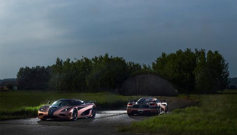 Außergewöhnliche Produktfotos von Hasselblad mit Koenigsegg-Sportwagen
