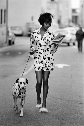 Peter Lindbergh – ‘Seeing Spots’: Naomi Campbell, Los Angeles, 1990, for Vogue US. Image © Peter Lindbergh (Courtesy Peter Lindbergh Foundation, Paris)