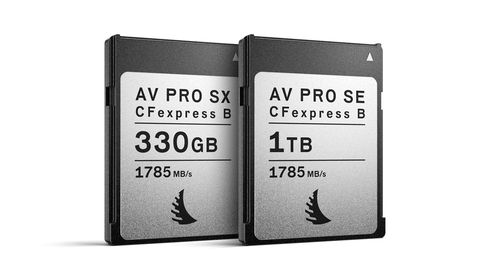 Angelbird AV Pro CFexpress B SX 330GB und AV Pro CFexpress B SE 1TB