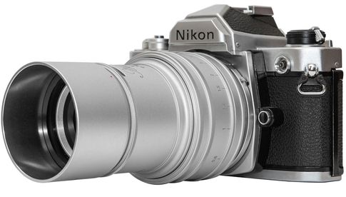 Daguerreotype Achromat 2.9/64 Art Lens an einer Nikon FM